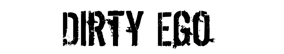 Dirty Ego Font Download Free
